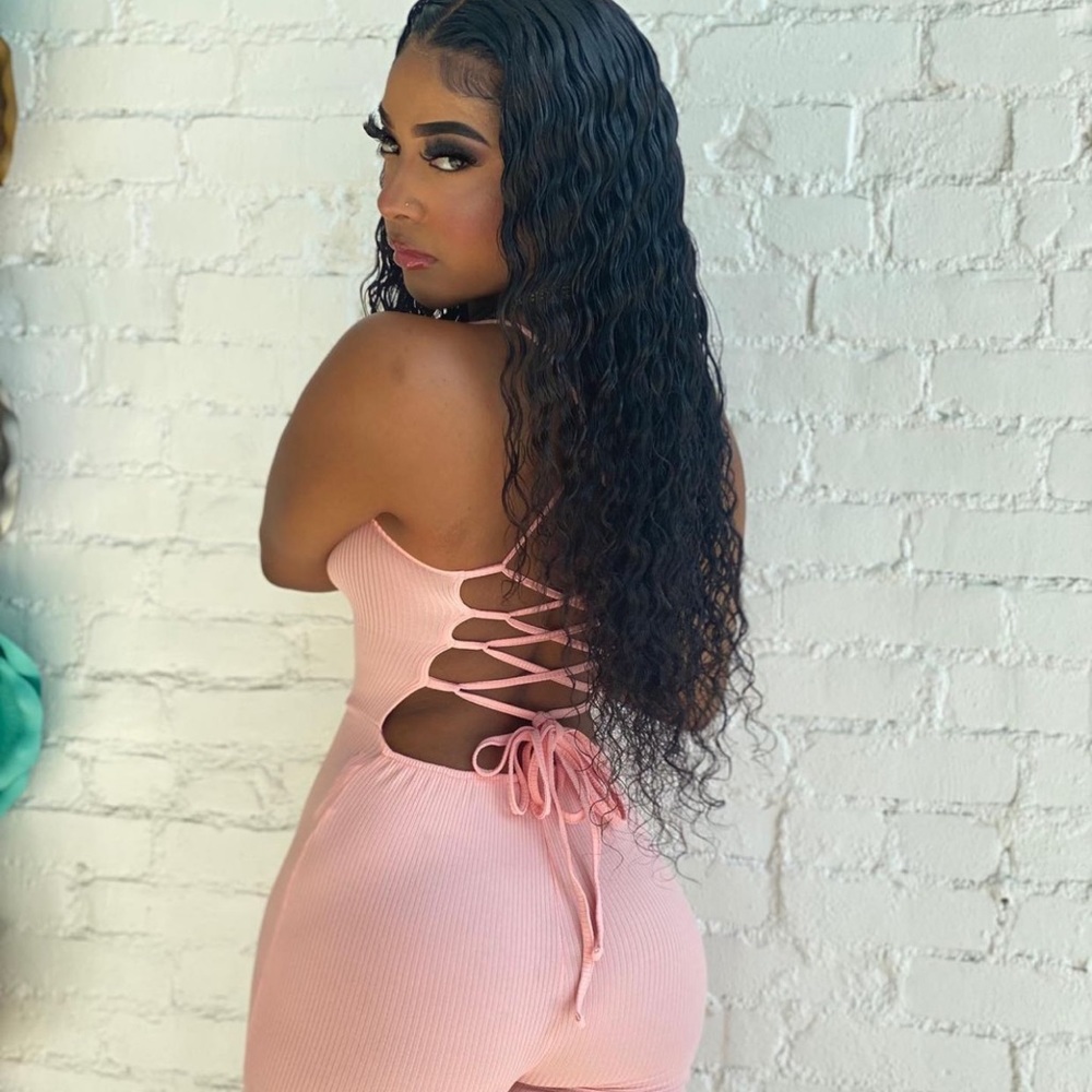 Cross cross biker short one piece romper